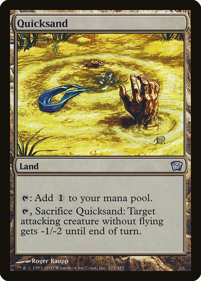 Quicksand card front