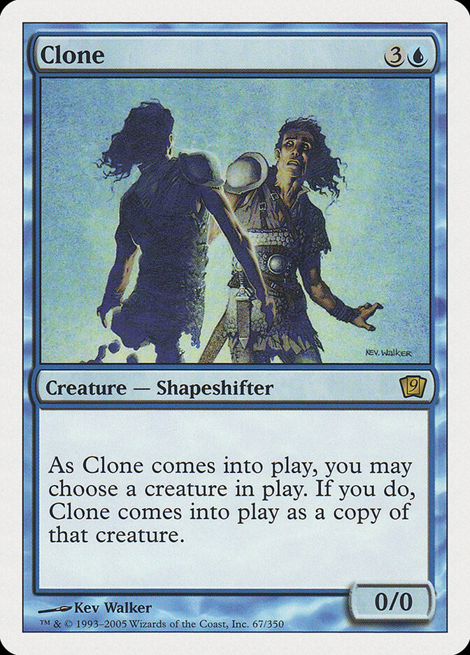 Clone card front