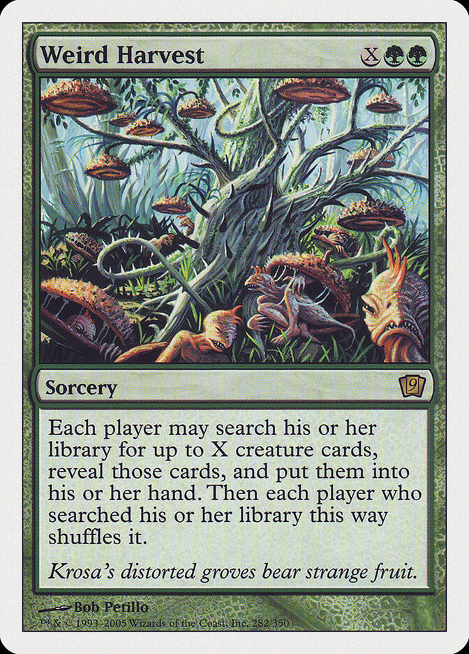 Weird Harvest card front