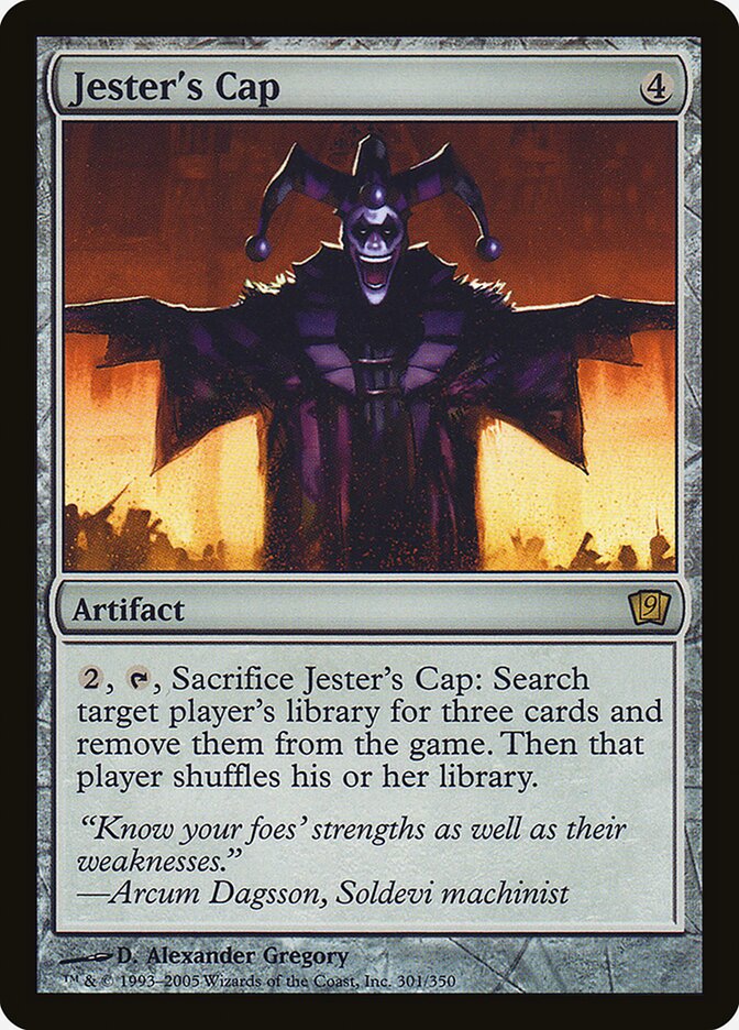 Jester's Cap card front