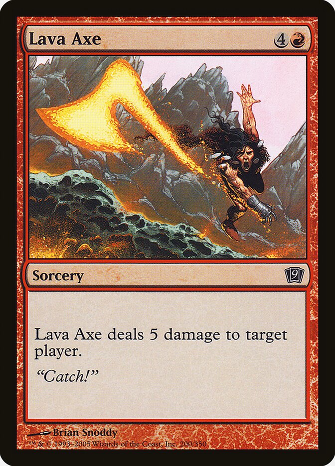 Lava Axe card front