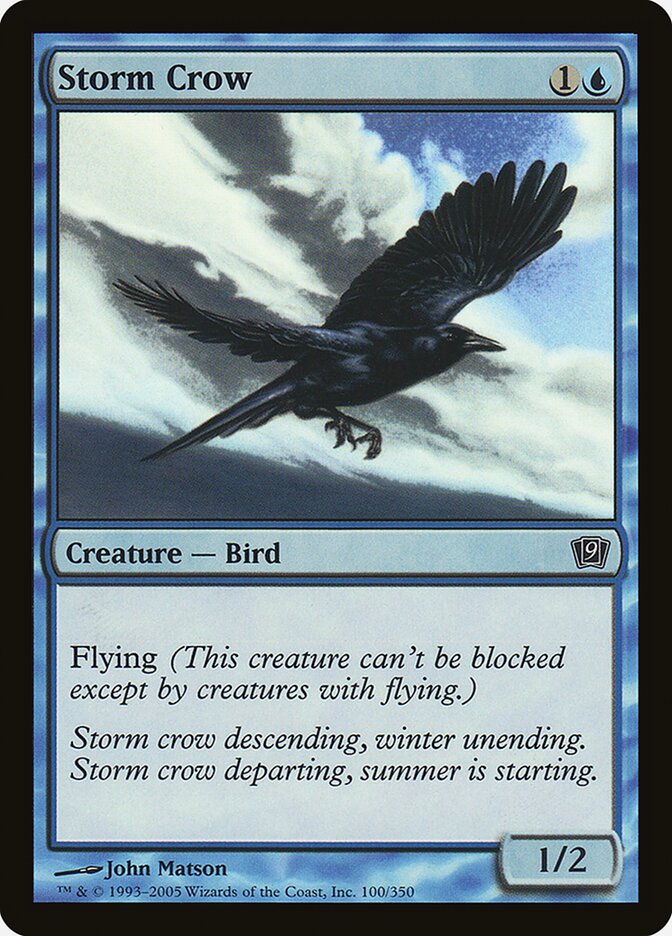 Storm Crow card front
