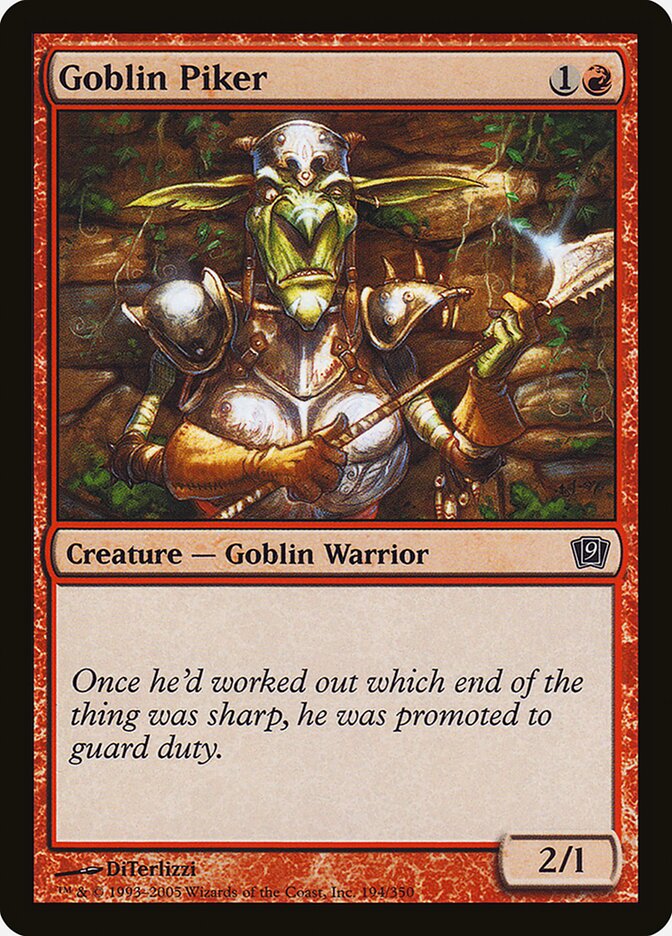 Goblin Piker card front