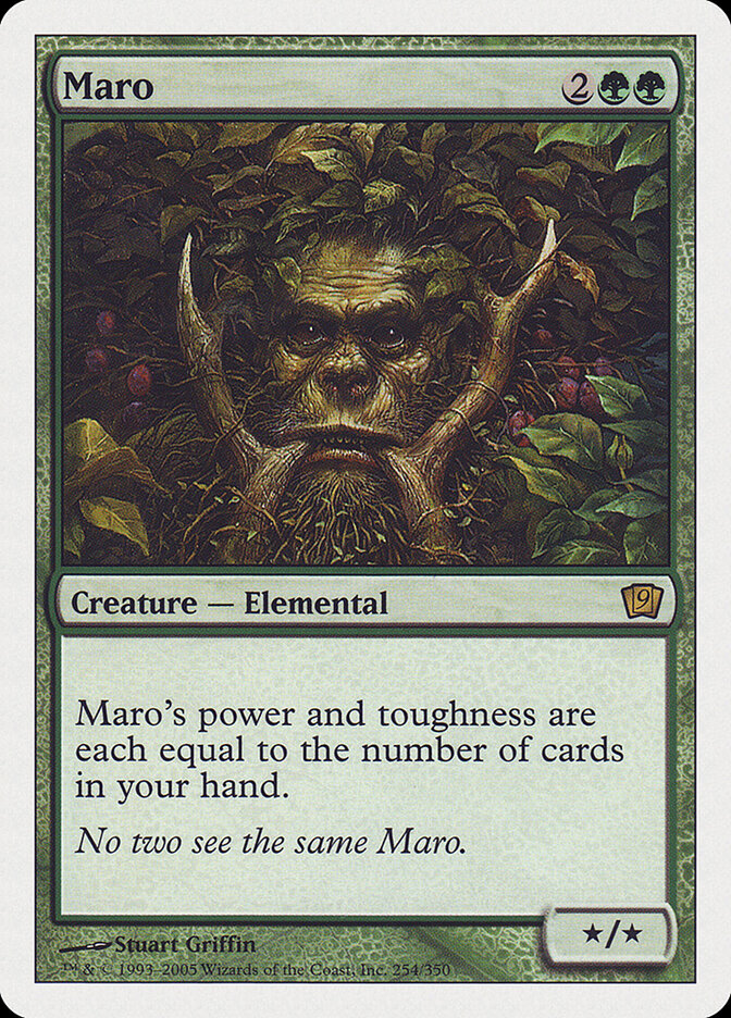 Maro card front