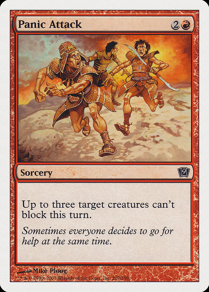Panic Attack card front