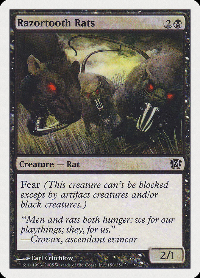 Razortooth Rats card front