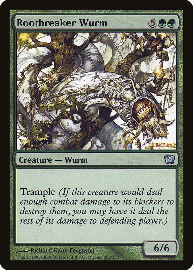 Rootbreaker Wurm card front