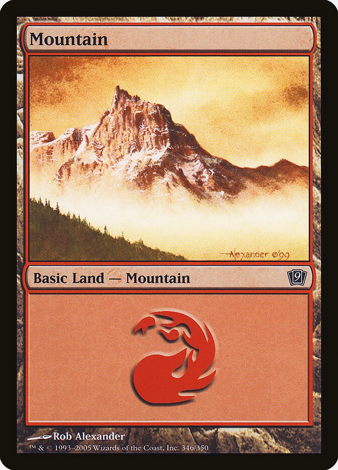Mountain card front