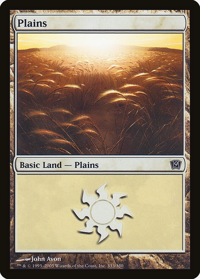 Plains card front