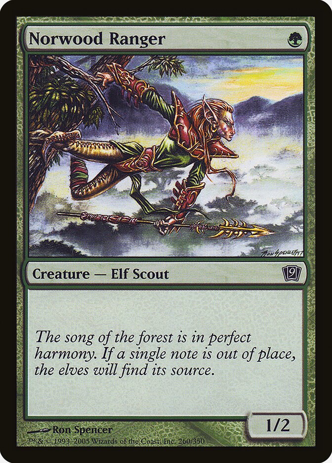 Norwood Ranger card front