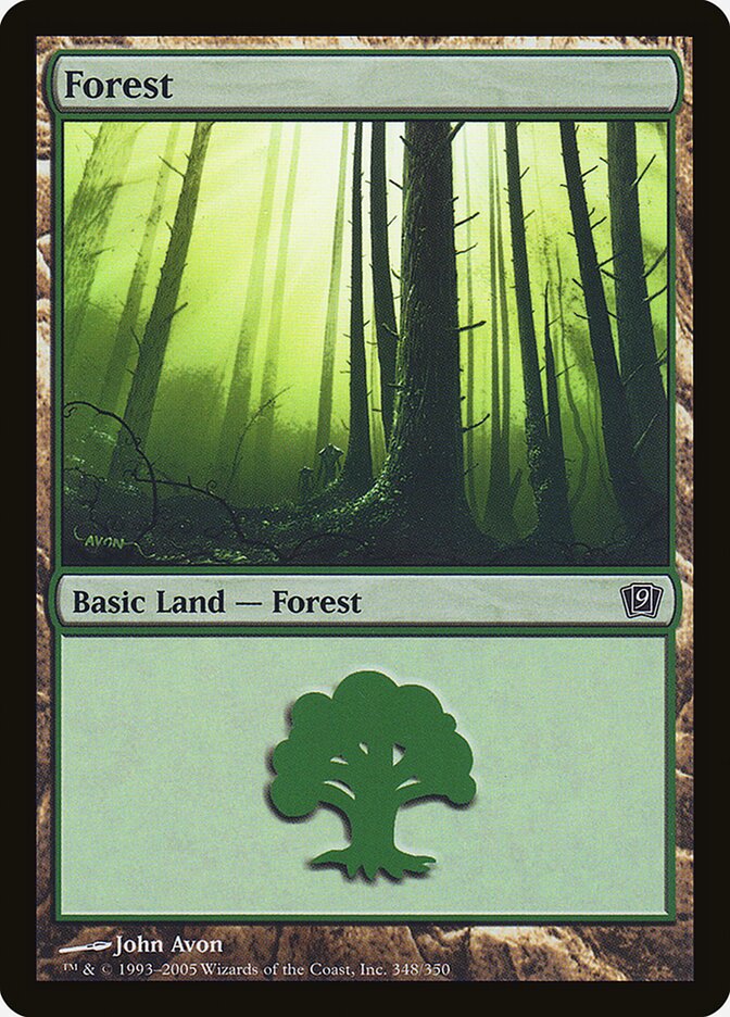 Forest card front