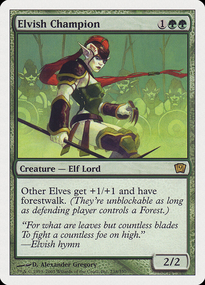 Elvish Champion card front