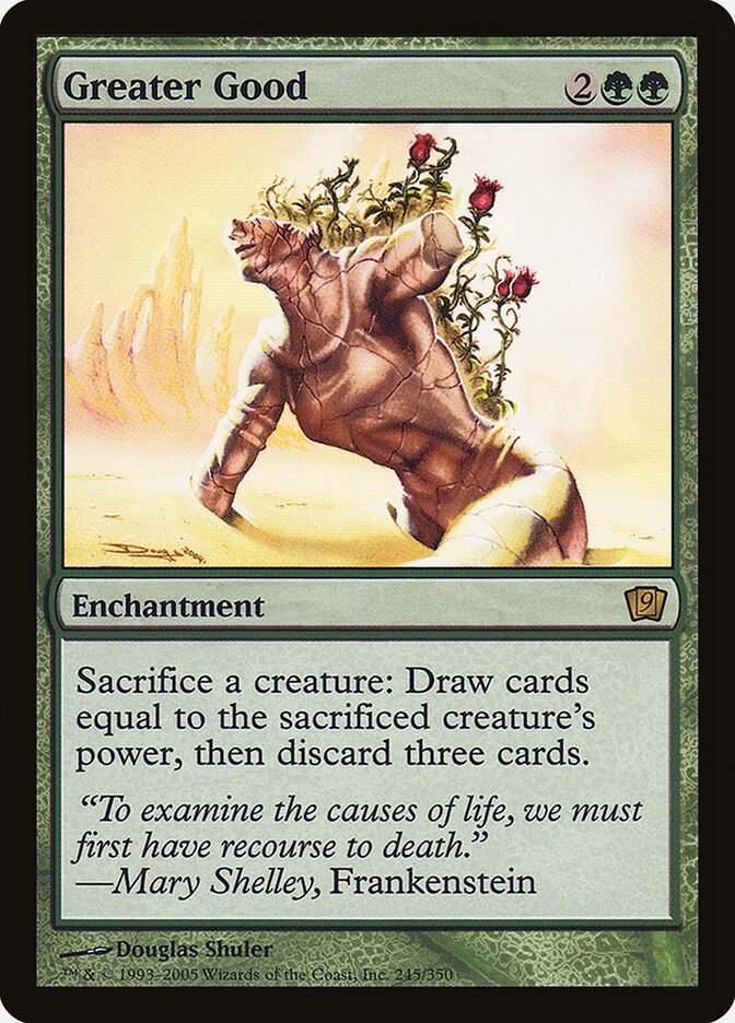 Greater Good card front