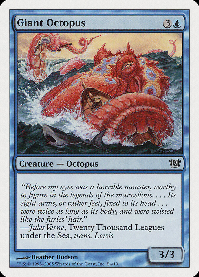 Giant Octopus card front