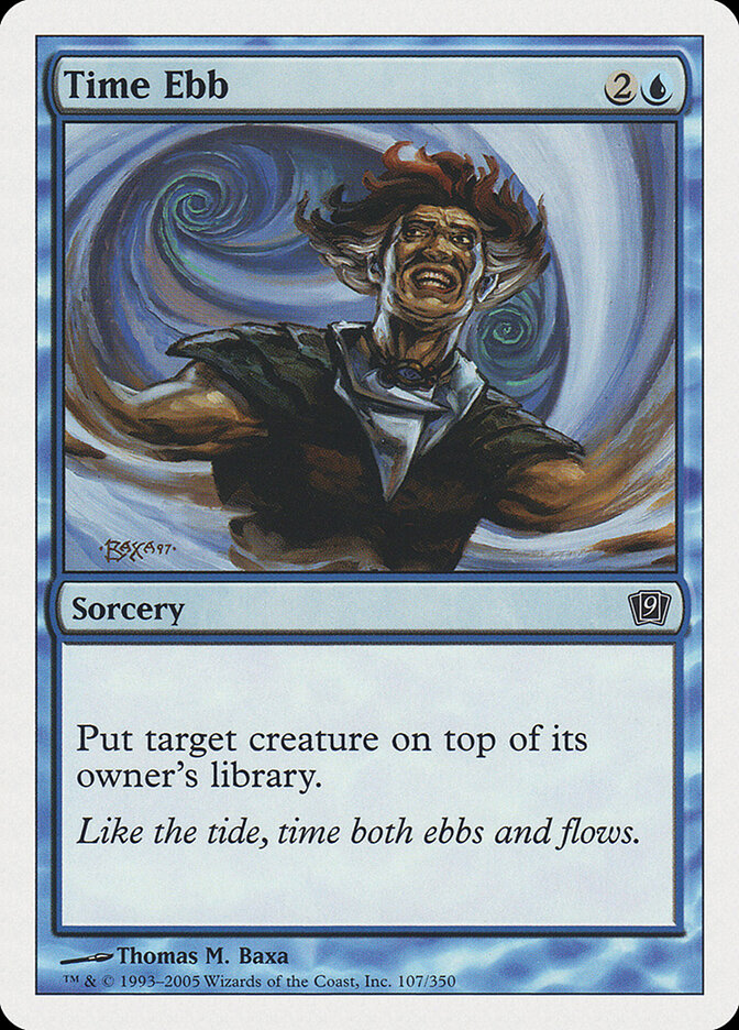 Time Ebb card front