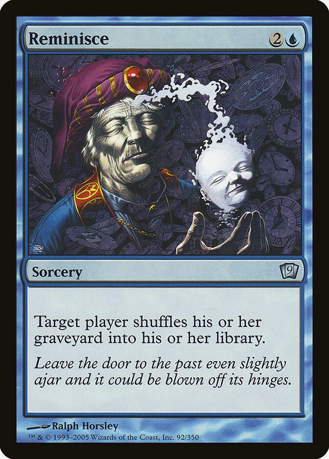 Reminisce card front