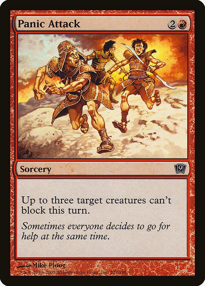 Panic Attack card front