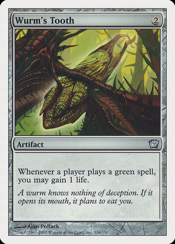 Wurm's Tooth card front
