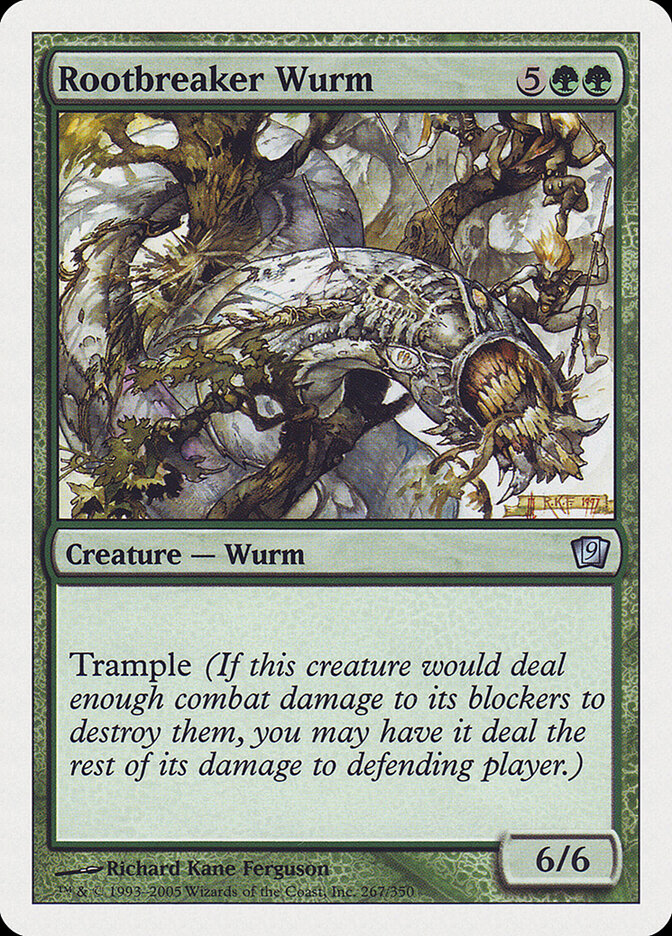 Rootbreaker Wurm card front