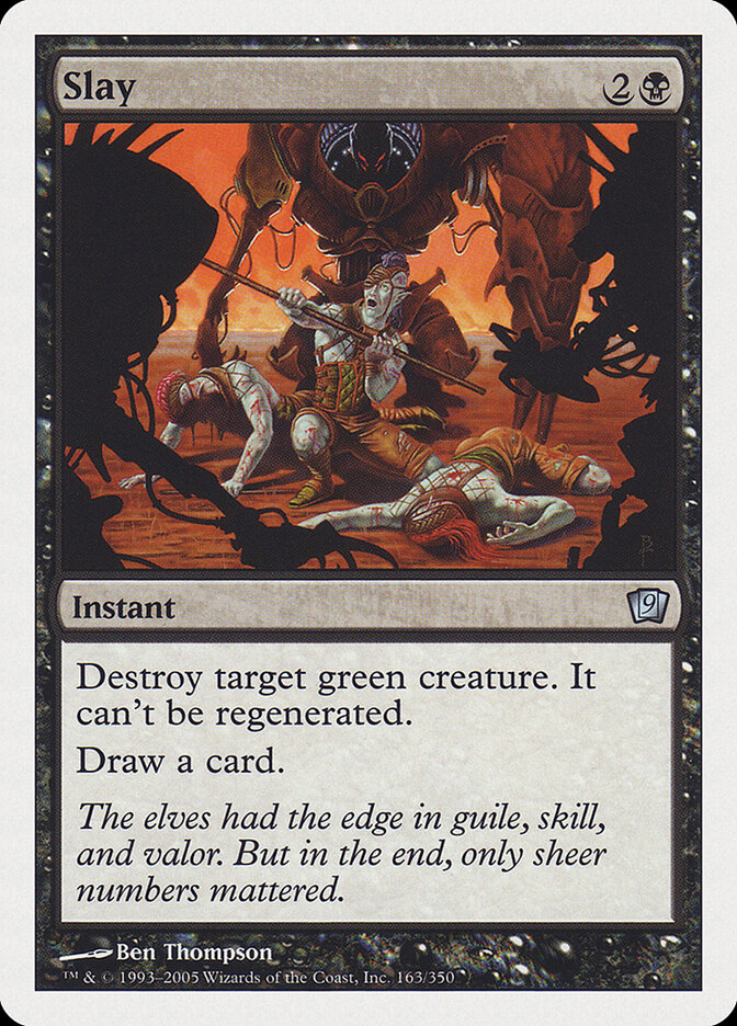 Slay card front