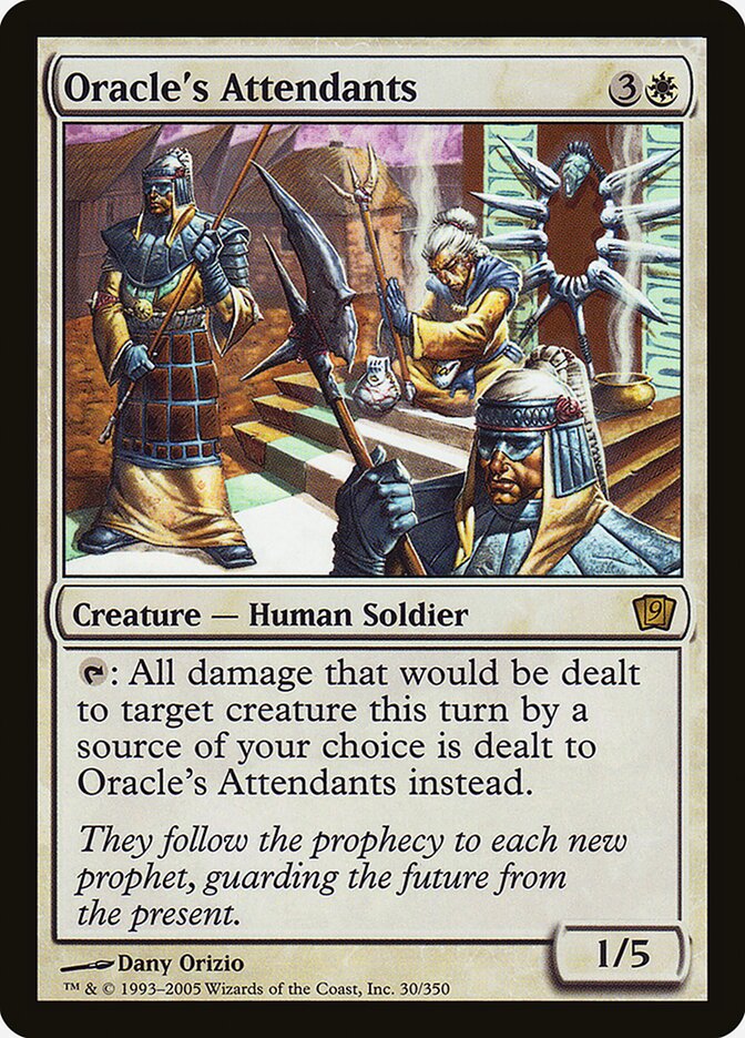 Oracle's Attendants card front