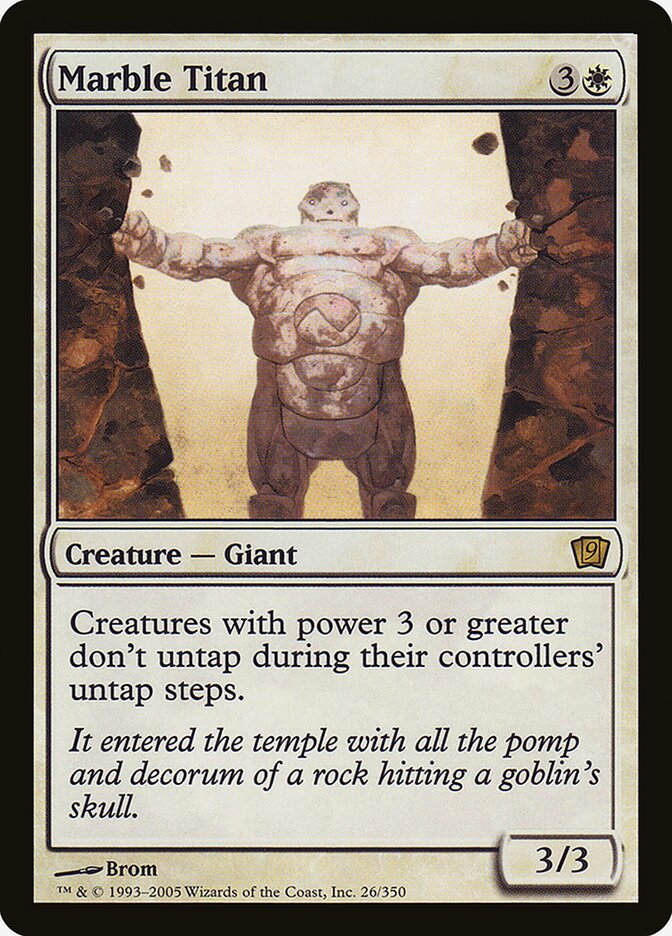 Marble Titan card front
