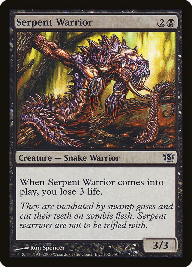 Serpent Warrior card front