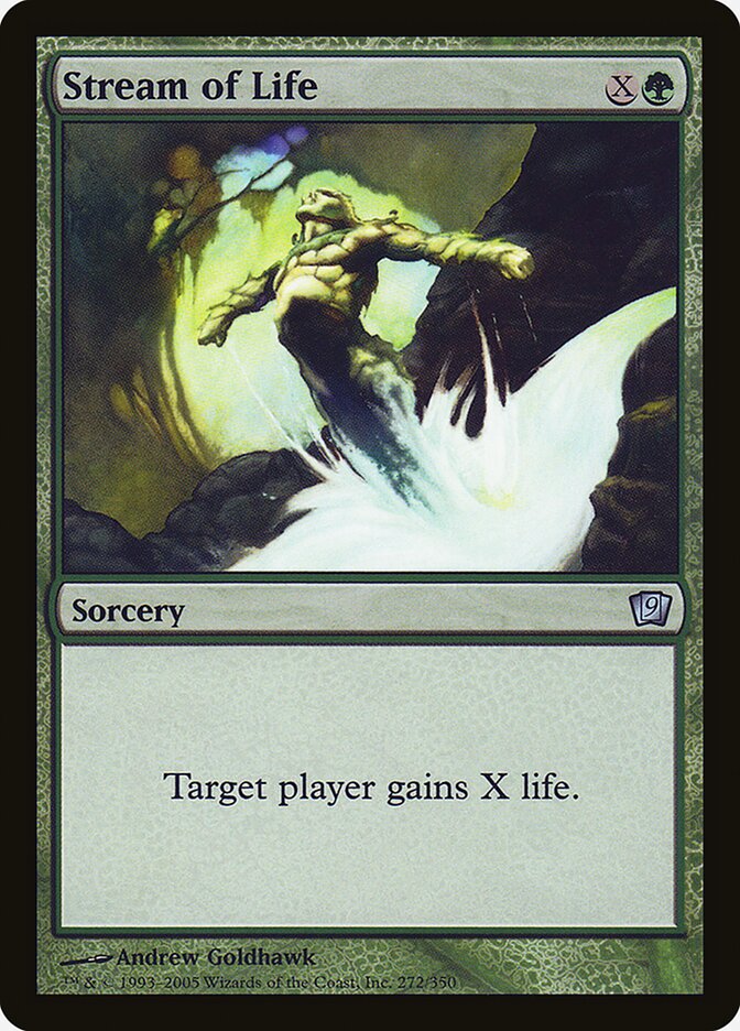Stream of Life card front