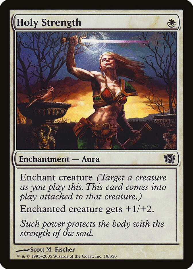 Holy Strength card front
