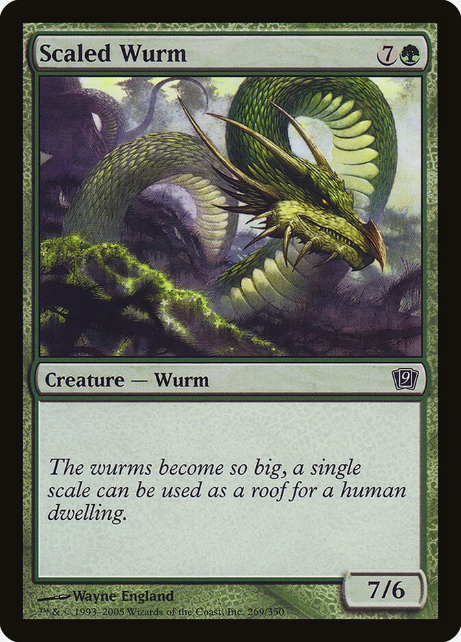 Scaled Wurm card front