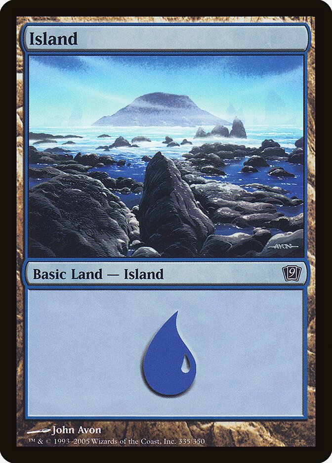Island card front