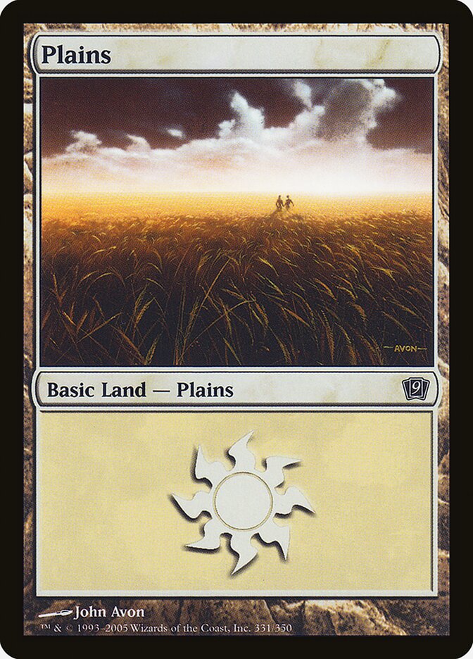 Plains card front