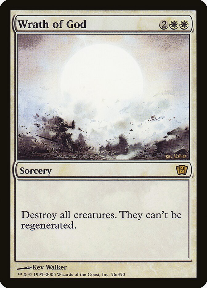 Wrath of God card front