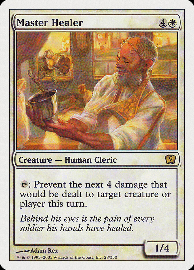 Master Healer card front