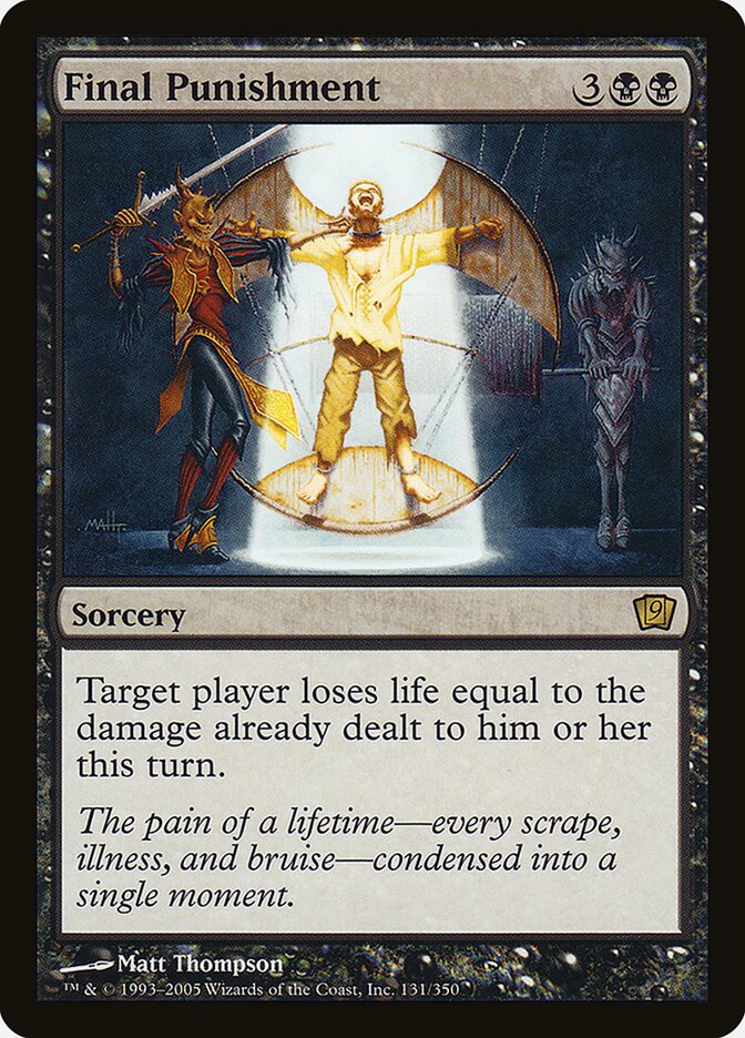 Final Punishment card front
