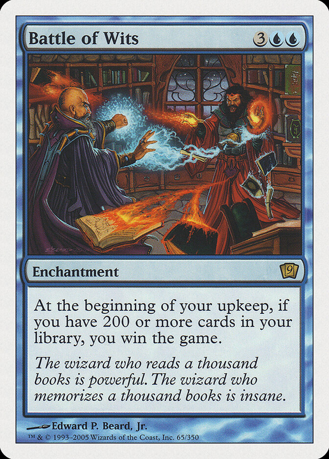 Battle of Wits card front