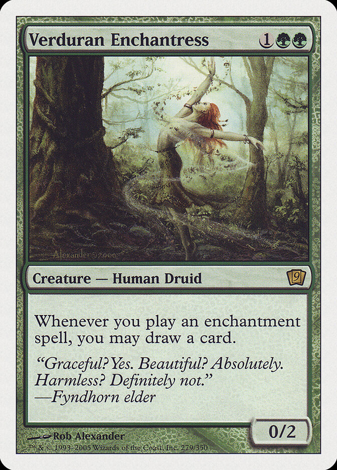 Verduran Enchantress card front