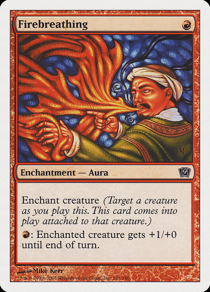 Firebreathing card front