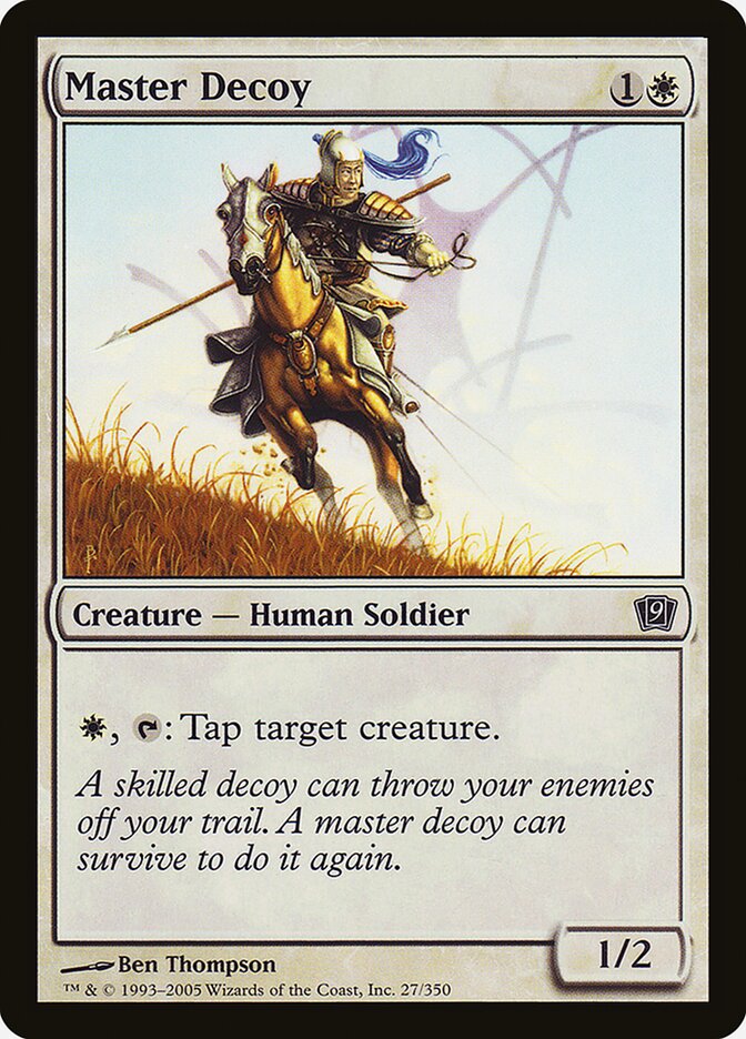 Master Decoy card front