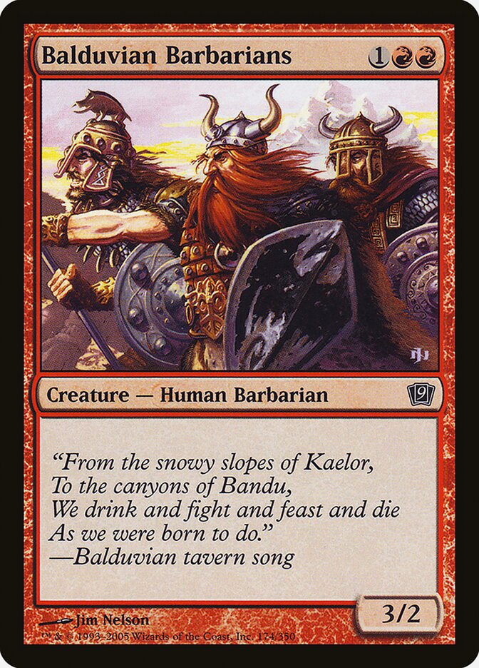 Balduvian Barbarians card front