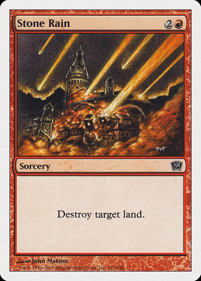 Stone Rain card front
