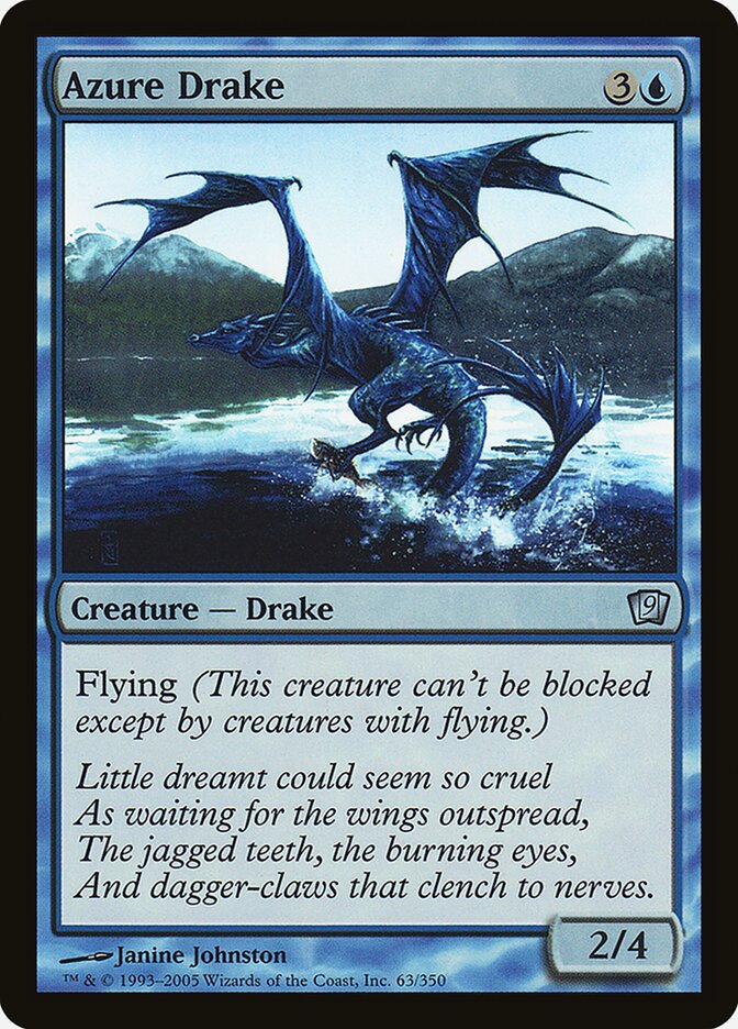 Azure Drake card front