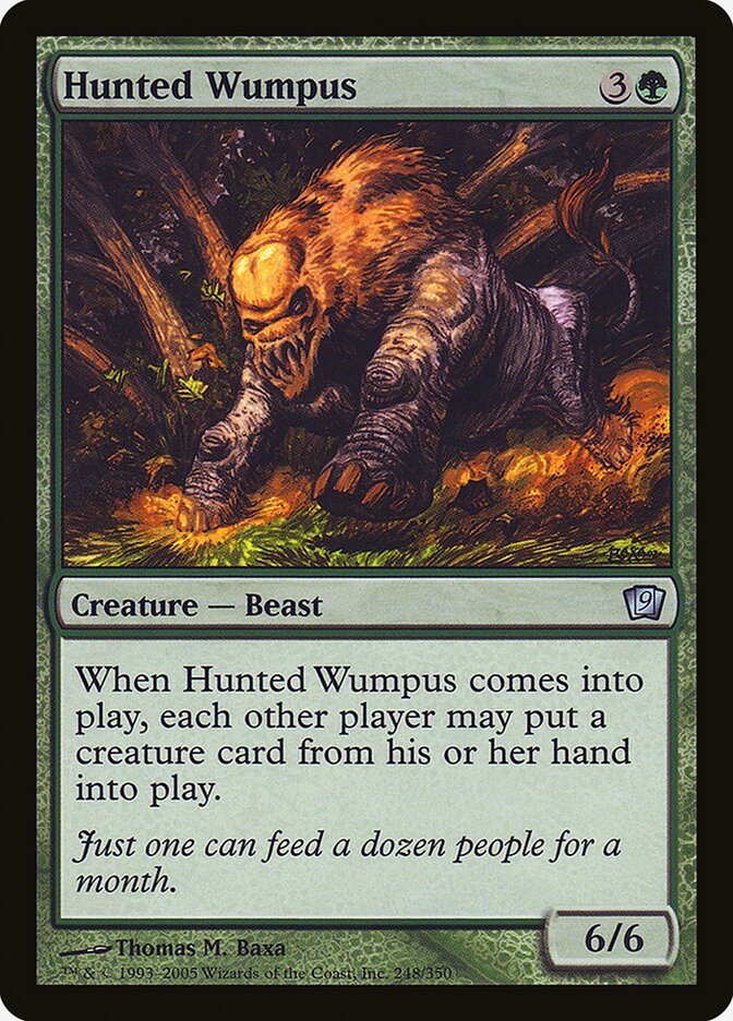 Hunted Wumpus card front