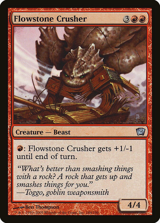 Flowstone Crusher card front