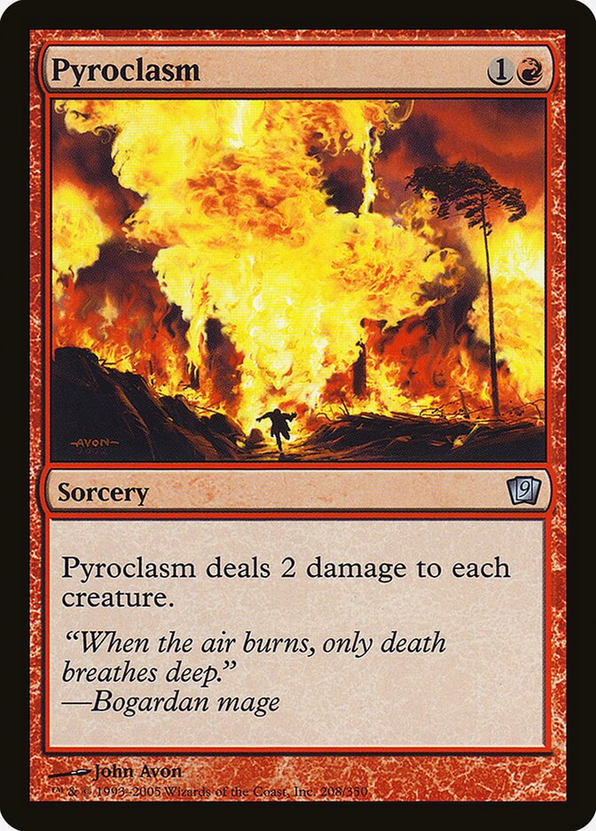 Pyroclasm card front