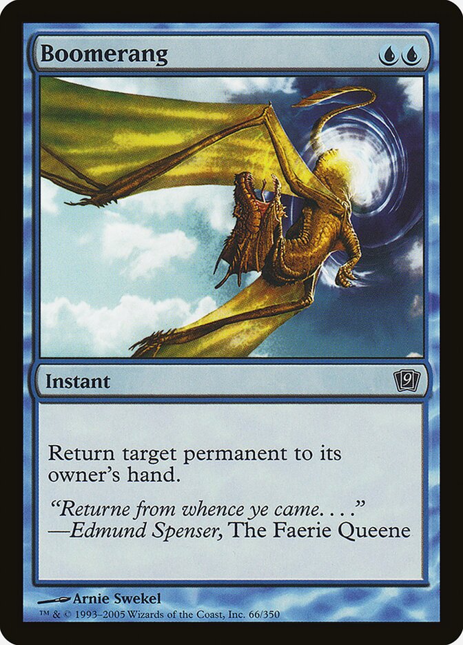 Boomerang card front