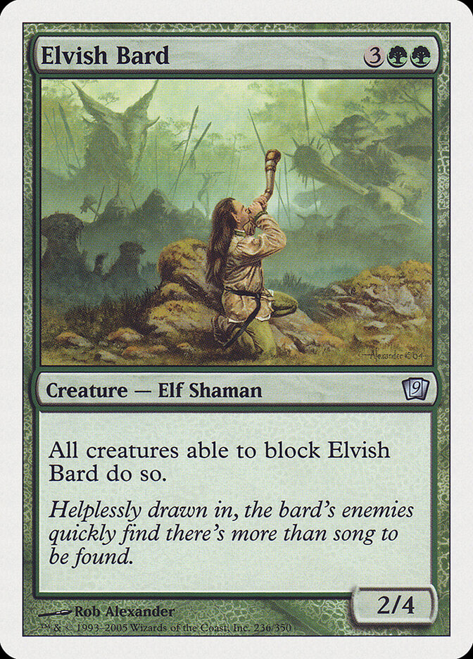 Elvish Bard card front
