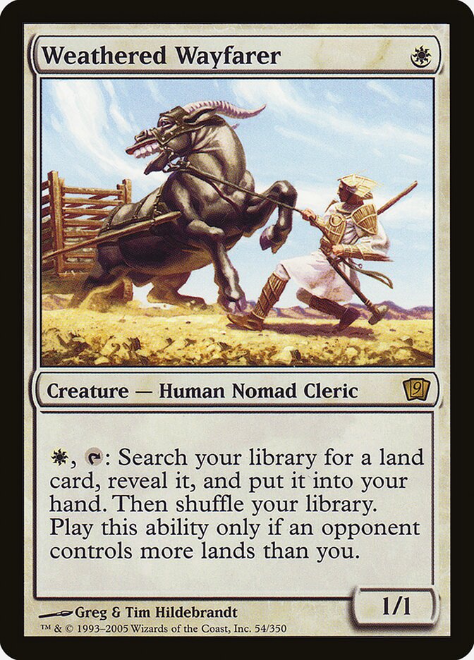 Weathered Wayfarer card front
