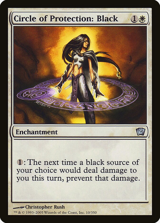 Circle of Protection: Black card front