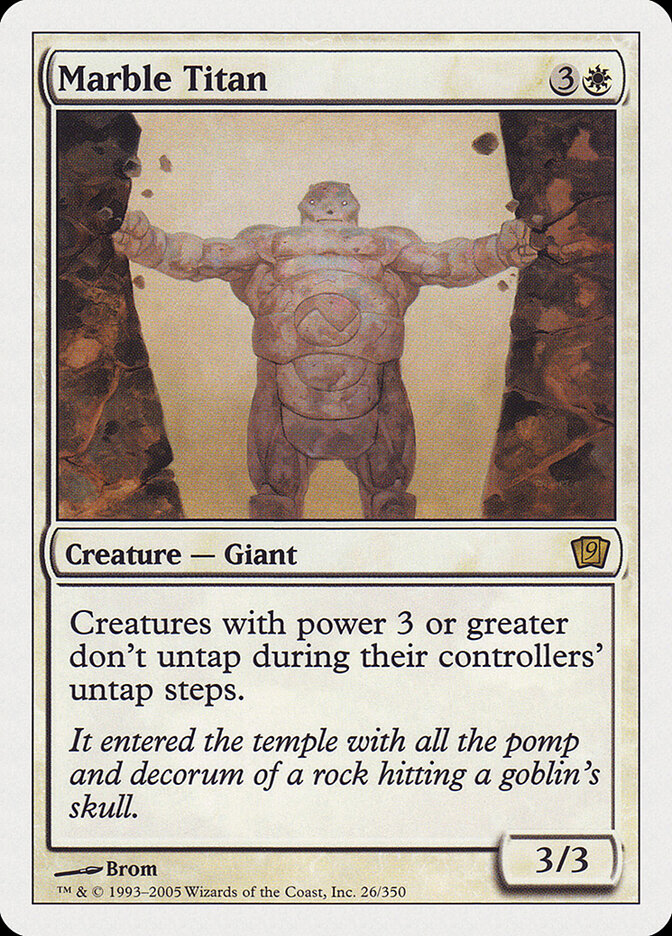 Marble Titan card front